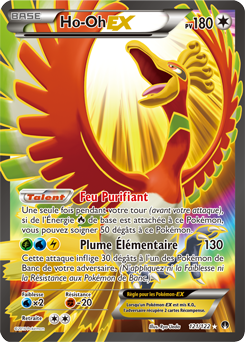 Carte Pokémon Ho-Oh EX 121/122 de la série Rupture Turbo en vente au meilleur prix