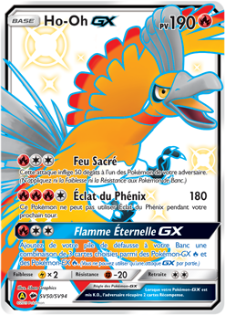 Carte Pokémon Ho-Oh GX SV50/SV94 de la série Destinées Occultes en vente au meilleur prix