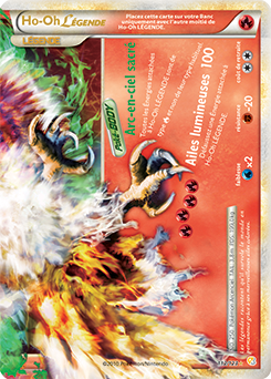 Carte Pokémon Pokémon Légende Ho-Oh LÉGENDE 112/123 de la série HeartGold SoulSilver