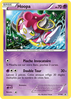Carte Pokémon Promo Hoopa XY90 de la série Promos XY