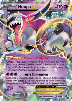 Carte Pokémon Pokémon EX Hoopa EX 36/98 de la série Origines Antiques