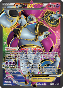 Carte Pokémon Pokémon Full Art Hoopa EX 89/98 de la série Origines Antiques