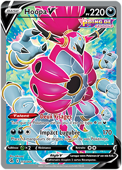 Carte Pokémon Hoopa V 253/264 de la série Poing de Fusion en vente au meilleur prix