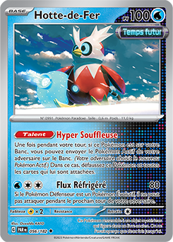 Carte Pokémon Peu commune Hotte-de-Fer 56/182 de la série Faille Paradoxe