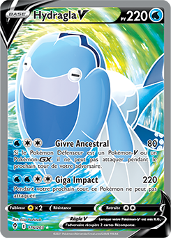 Carte Pokémon Hydragla V 176/203 de la série Évolution Céleste en vente au meilleur prix