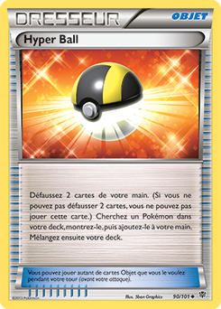 Carte Pokémon Hyper Ball 90/101 de la série Explosion Plasma en vente au meilleur prix