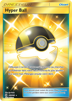 Carte Pokémon Hyper Ball 161/149 de la série Soleil & Lune en vente au meilleur prix