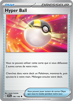 Carte Pokémon Hyper Ball 196/198 de la série Écarlate et Violet en vente au meilleur prix