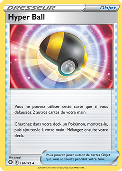 Carte Pokémon Hyper Ball 150/172 de la série Stars Étincelantes en vente au meilleur prix