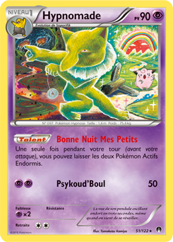 Carte Pokémon Hypnomade 51/122 de la série Rupture Turbo en vente au meilleur prix