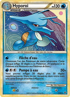 Carte Pokémon Rare Hyporoi 17/95 de la série Déchaînement