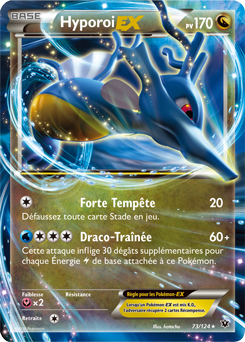 Carte Pokémon Hyporoi EX 73/124 de la série Impact des Destins en vente au meilleur prix