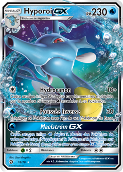 Carte Pokémon Hyporoi GX 18/70 de la série Majesté des Dragons en vente au meilleur prix