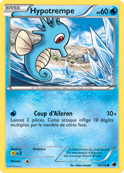 Carte Pokémon Hypotrempe 18/116 de la série Glaciation Plasma en vente au meilleur prix