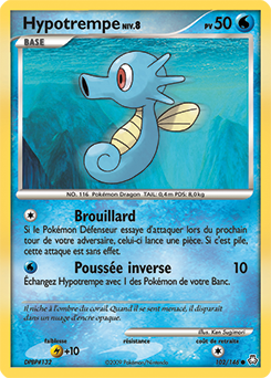 Carte Pokémon Hypotrempe 102/146 de la série Eveil des Légendes en vente au meilleur prix