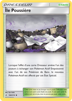 Carte Pokémon Peu commune Île Poussière 168/214 de la série Alliance Infallible