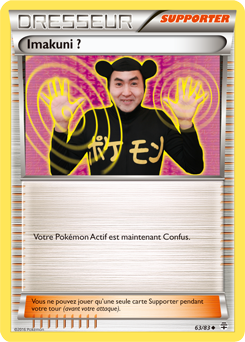 Carte Pokémon Peu commune Imakuni? 63/83 de la série Générations