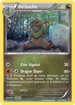 Carte Pokémon Incisache 110/162 de la série Impulsion Turbo en vente au meilleur prix