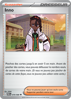 Carte Pokémon Peu commune Inno 79/88 de la série Équilibre Parfait