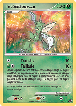 Carte Pokémon Insécateur 46/100 de la série Aube Majestueuse en vente au meilleur prix