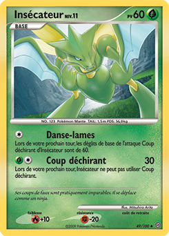 Carte Pokémon Peu commune Insécateur 49/100 de la série Tempête