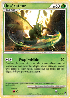 Carte Pokémon Peu commune Insécateur 36/90 de la série Indomptable