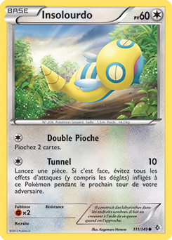 Carte Pokémon Insolourdo 111/149 de la série Frantières Franchies en vente au meilleur prix