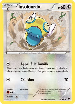 Carte Pokémon Insolourdo 90/122 de la série Rupture Turbo en vente au meilleur prix