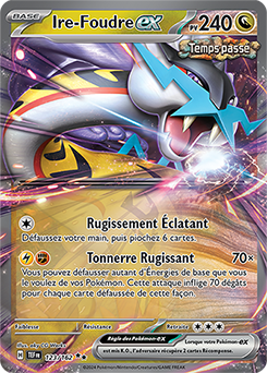 Carte Pokémon Ire-Foudre ex 123/162 de la série Forces Temporelles en vente au meilleur prix