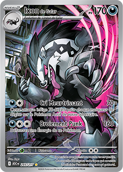 Carte Pokémon Illustration rare Ixon de Galar 245/217 de la série Héros Transcendants