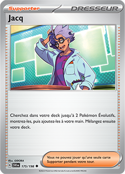 Carte Pokémon Jacq 175/198 de la série Écarlate et Violet en vente au meilleur prix