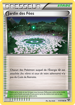 Carte Pokémon Jardin des Fées 117/146 de la série X&Y en vente au meilleur prix
