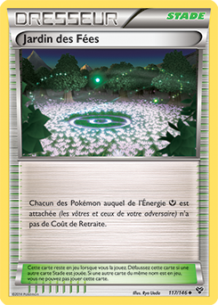 Carte Pokémon Peu commune Jardin des Fées 117/146 de la série X&Y