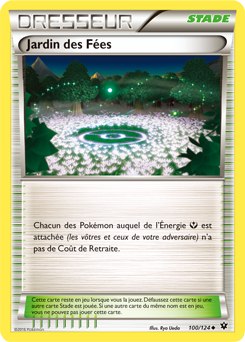 Carte Pokémon Jardin des Fées 100/124 de la série Impact des Destins en vente au meilleur prix