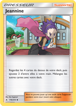 Carte Pokémon Jeannine 176/214 de la série Alliance Infallible en vente au meilleur prix