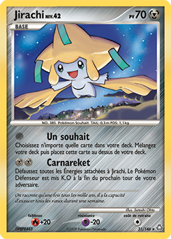 Carte Pokémon Jirachi 31/146 de la série Eveil des Légendes en vente au meilleur prix