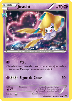 Carte Pokémon Commune Jirachi RC13/RC32 de la série Générations