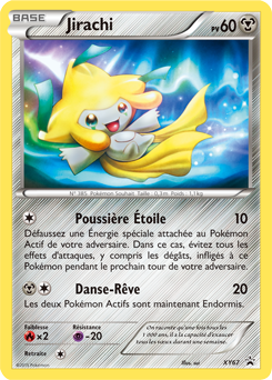Carte Pokémon Promo Jirachi XY67 de la série Promos XY