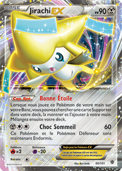Carte Pokémon Pokémon EX Jirachi EX 60/101 de la série Explosion Plasma