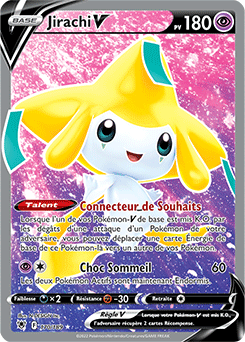 Carte Pokémon Jirachi V 170/189 de la série Astres Radieux en vente au meilleur prix