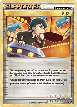 Carte Pokémon Peu commune Juge 78/95 de la série Déchaînement