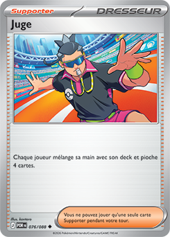 Carte Pokémon Juge 76/88 de la série Équilibre Parfait en vente au meilleur prix