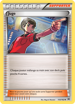 Carte Pokémon Peu commune Juge 143/162 de la série Impulsion Turbo