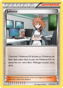 Carte Pokémon Peu commune Juliette 134/162 de la série Impulsion Turbo