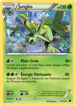 Carte Pokémon Jungko 8/116 de la série Glaciation Plasma en vente au meilleur prix