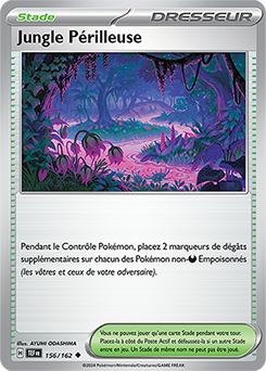 Carte Pokémon Jungle Périlleuse 156/162 de la série Forces Temporelles en vente au meilleur prix