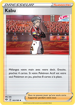 Carte Pokémon Kabu 163/189 de la série Ténèbres Embrasées en vente au meilleur prix