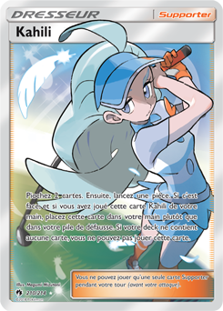 Carte Pokémon Kahili 210/214 de la série Tonnerre Perdu en vente au meilleur prix
