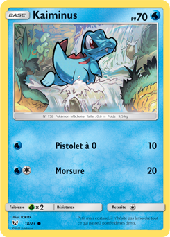 Carte Pokémon Commune Kaiminus 18/73 de la série Légendes Brillantes