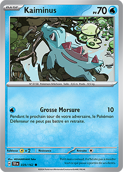 Carte Pokémon Kaiminus 39/162 de la série Forces Temporelles en vente au meilleur prix